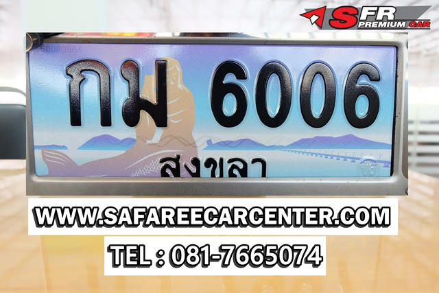 ป้ายประมูลเลขสวย 6006
