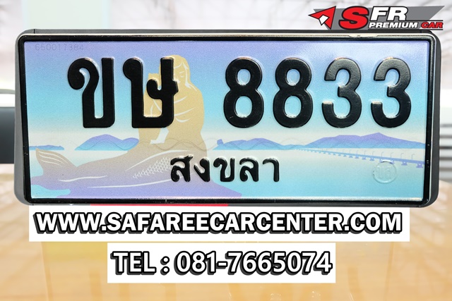 ป้ายประมูลเลขสวย 8833