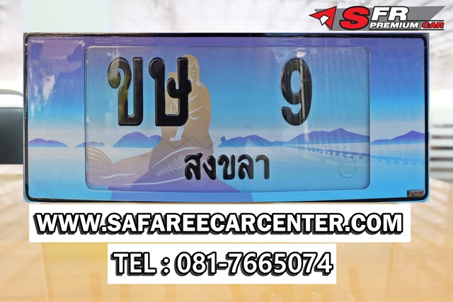 ป้ายประมูลเลขสวย 9