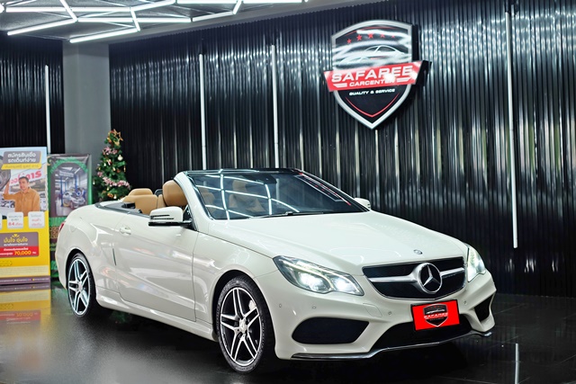 Mercedes-Benz E200 [ 2.0 ] Cabriolet AMG Dynamic AT ปี 2014 จด2017